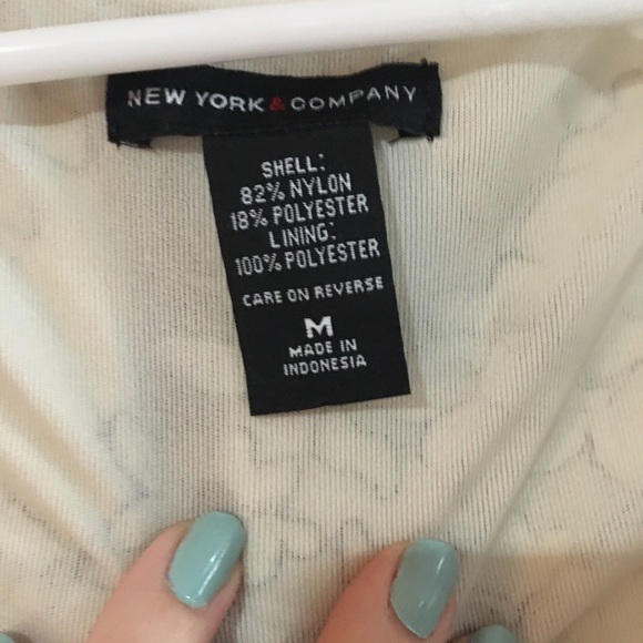 New York & Company lace & beaded dress top Medium - Picture 6 of 9